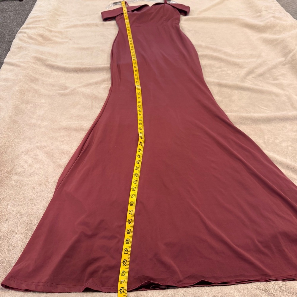 Baltic Born Rust Off-Shoulder Maxi Gown - Picture 6 of 15